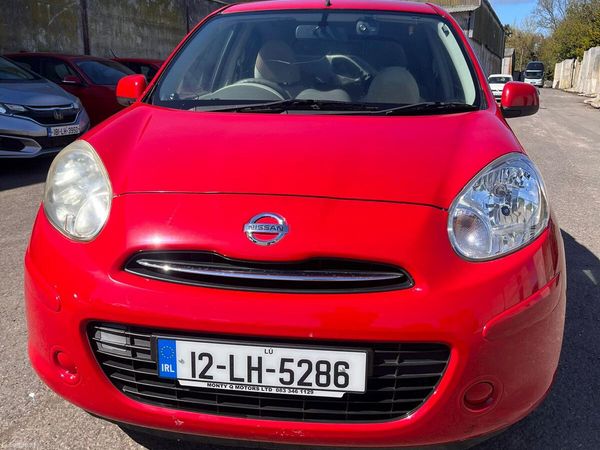 Nissan March Hatchback, Petrol, 2012, Red