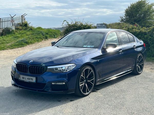 BMW 5-Series Saloon, Diesel, 2018, Blue
