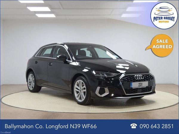 Audi A3 Hatchback, Petrol Plug-in Hybrid, 2023, Black