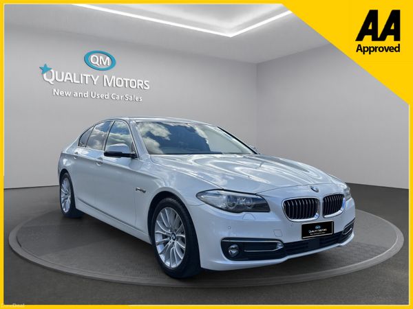 BMW 5-Series Saloon, Diesel, 2016, White