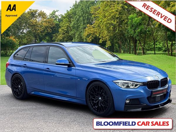 BMW 3-Series Estate, Diesel, 2017, Blue