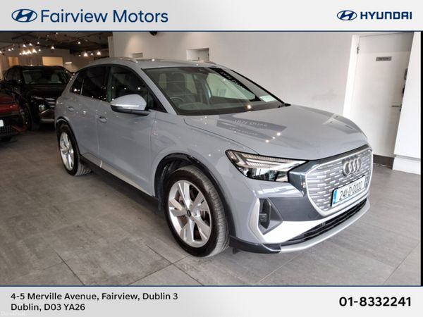 Audi Q4 e-tron SUV, Electric, 2024, Grey