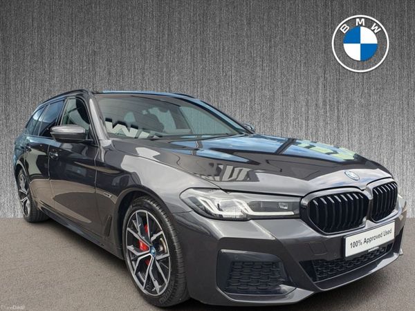 BMW 5-Series Estate, Petrol Plug-in Hybrid, 2022, Grey