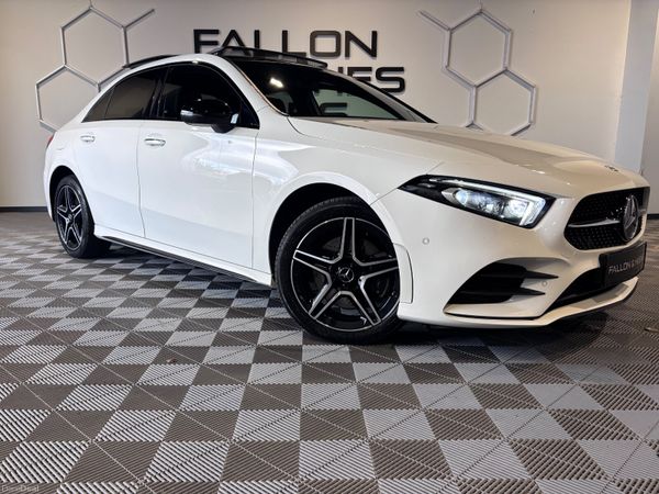 Mercedes-Benz A-Class Saloon, Petrol Hybrid, 2022, White