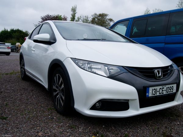 Honda Civic Hatchback, Diesel, 2013, White