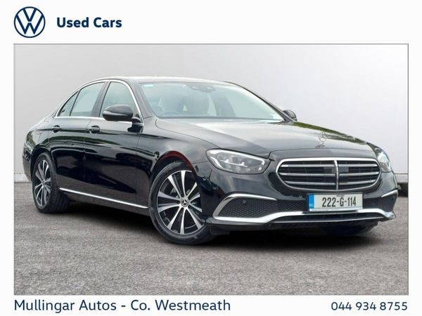Mercedes-Benz E-Class Saloon, Diesel Hybrid, 2022, Black