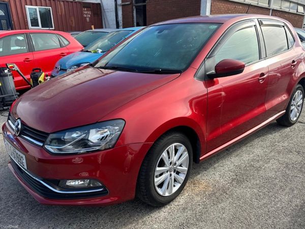 Volkswagen Polo Hatchback, Petrol, 2017, Red