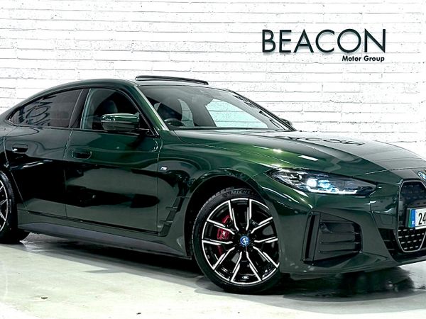 BMW i4 Saloon, Electric, 2024, Green