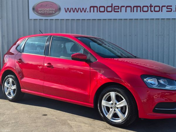 Volkswagen Polo Hatchback, Petrol, 2015, Red