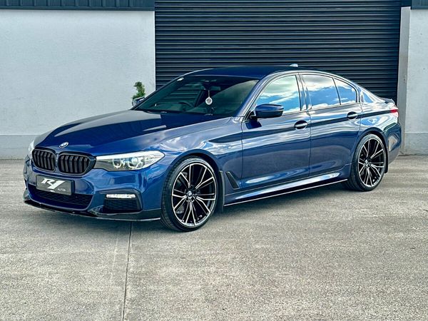 BMW 5-Series Saloon, Diesel, 2018, Blue