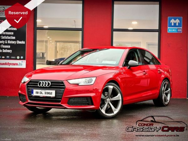 Audi A4 Saloon, Diesel, 2019, Red