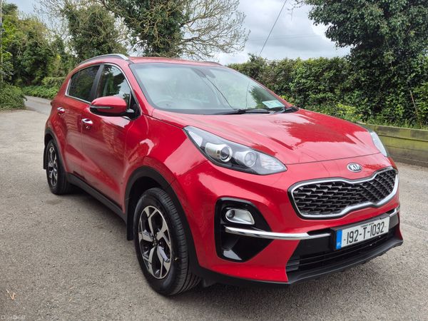 Kia Sportage SUV, Diesel, 2019, Red