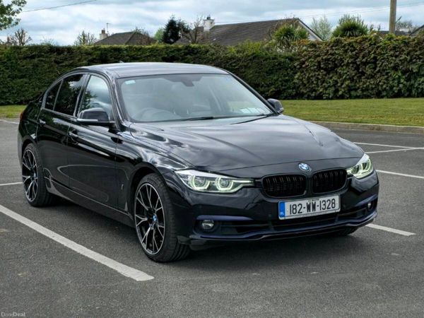 BMW 3-Series Saloon, Petrol Plug-in Hybrid, 2018, Black
