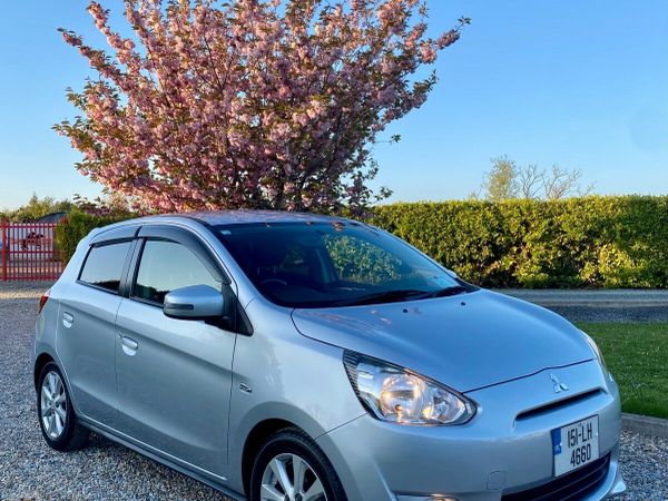 Mitsubishi Mirage Hatchback, Petrol, 2015, Silver
