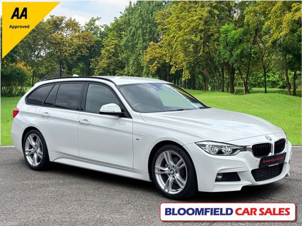 BMW 3-Series Estate, Petrol, 2018, White