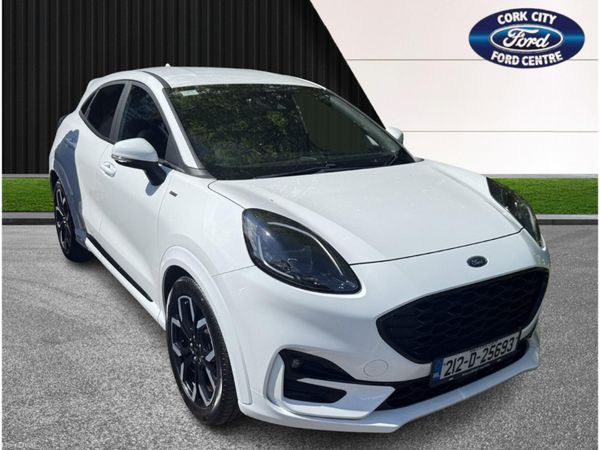 Ford Puma MPV, Petrol Hybrid, 2021, White