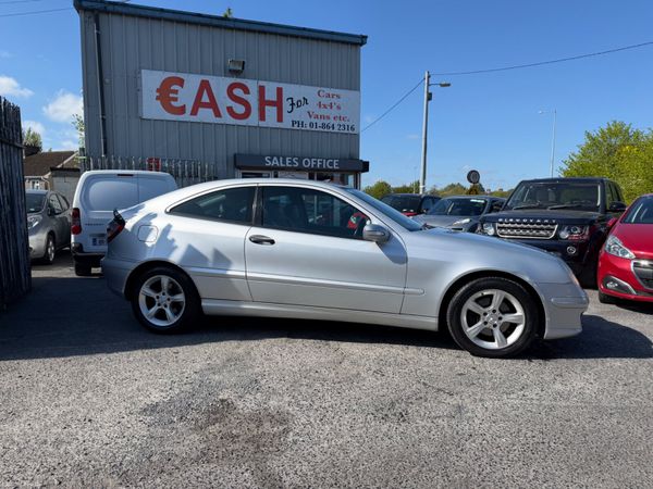Mercedes-Benz C-Class Coupe, Petrol, 2005, Silver