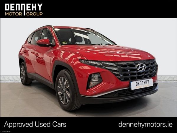 Hyundai Tucson SUV, Petrol Hybrid, 2023, Red