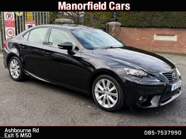Lexus IS Saloon, Petrol Hybrid, 2016, Black