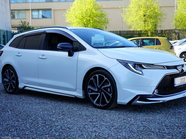 Toyota Corolla Estate, Petrol Hybrid, 2020, White