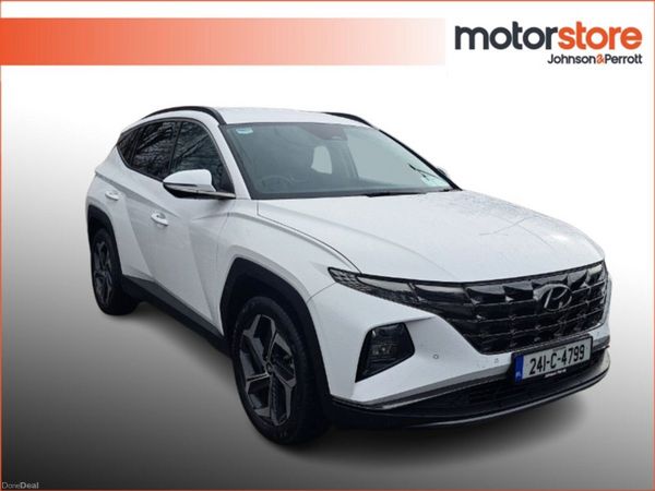 Hyundai Tucson SUV, Petrol Hybrid, 2024, White