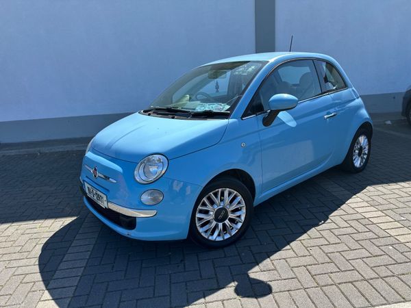 Fiat 500 Hatchback, Petrol, 2016, Blue
