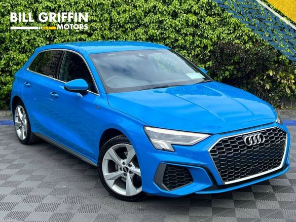 Audi A3 Hatchback, Petrol Plug-in Hybrid, 2023, Blue