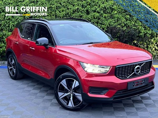 Volvo XC40 SUV, Petrol Plug-in Hybrid, 2022, Red