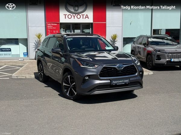 Toyota Highlander Estate, Petrol Hybrid, 2022, Grey