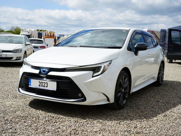Toyota Corolla Estate, Petrol Hybrid, 2023, White