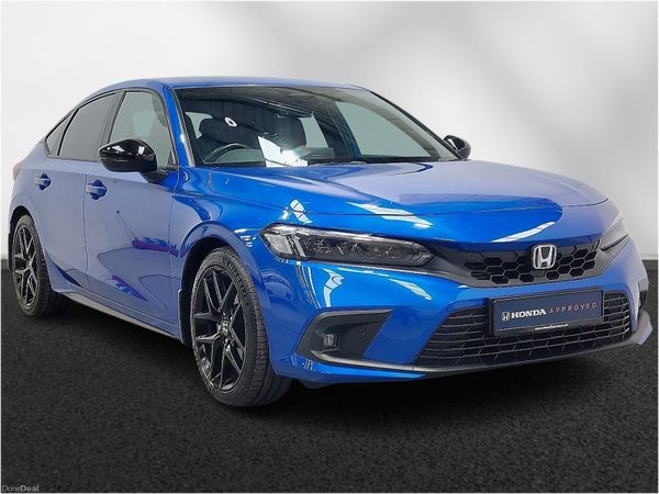 Honda Civic Hatchback, Petrol Hybrid, 2024, Blue