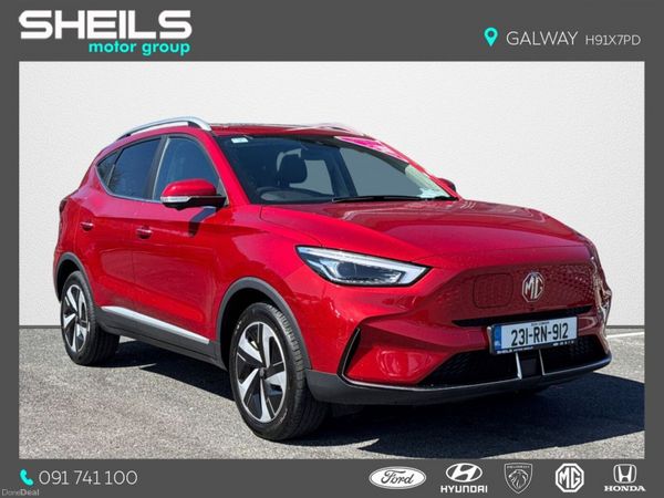 MG ZS Hatchback, Electric, 2023, Red