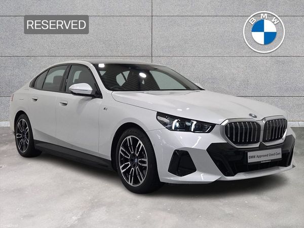 BMW 5-Series Saloon, Petrol Plug-in Hybrid, 2024, White