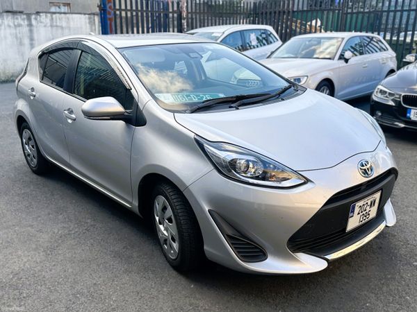 Toyota Aqua Hatchback, Petrol, 2020, Silver