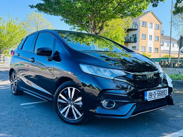 Honda Fit Hatchback, Petrol Hybrid, 2019, Black