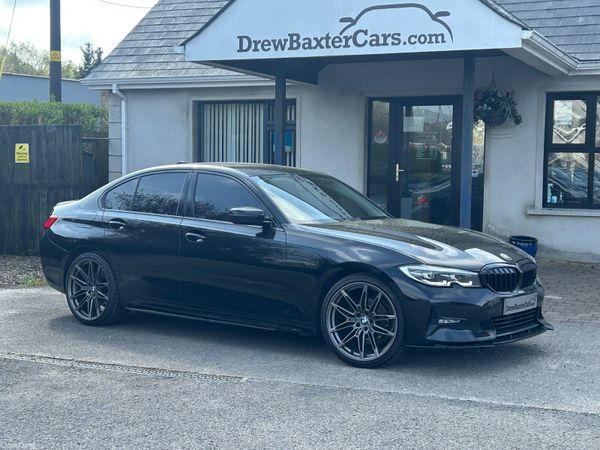 BMW 3-Series Saloon, Petrol Hybrid, 2020, Black