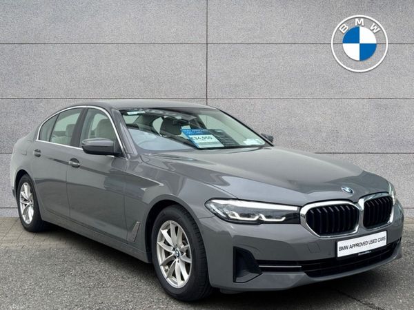 BMW 5-Series Saloon, Diesel Hybrid, 2021, Grey
