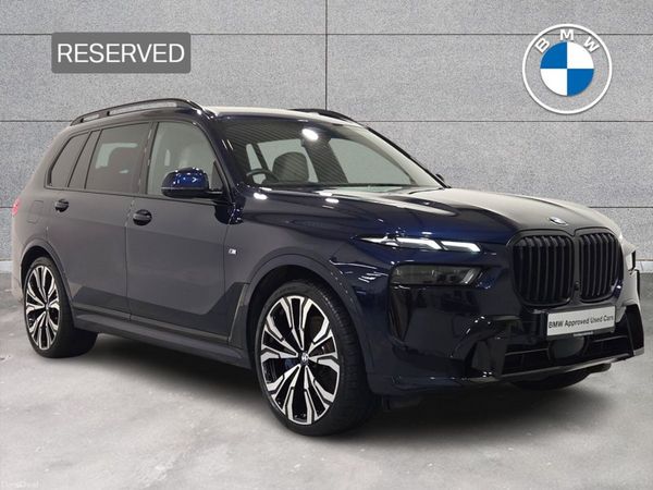 BMW X7 SUV, Diesel Hybrid, 2025, Blue