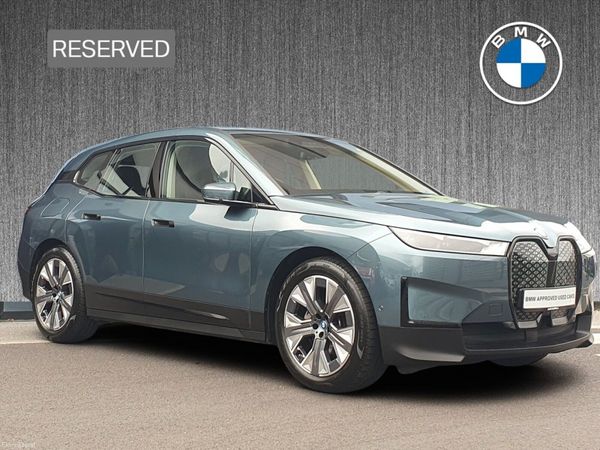 BMW iX SUV, Electric, 2024, Blue