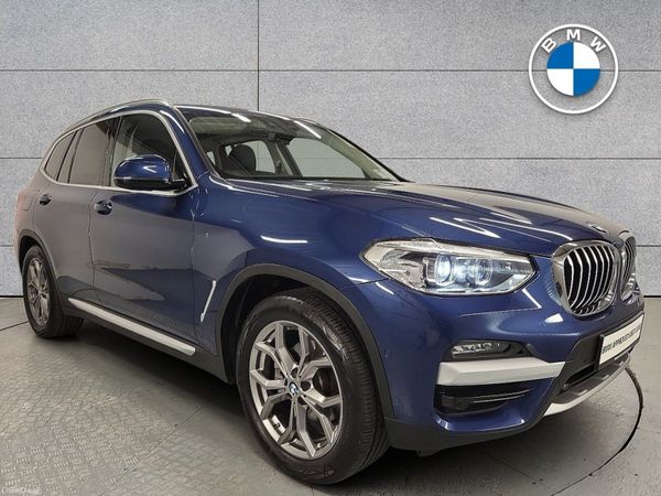 BMW X3 SUV, Diesel Hybrid, 2021, Blue