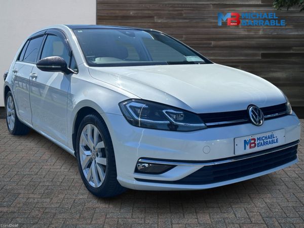 Volkswagen Golf Hatchback, Petrol, 2018, White