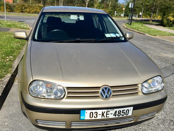 Volkswagen Golf Hatchback, Petrol, 2003, Gold