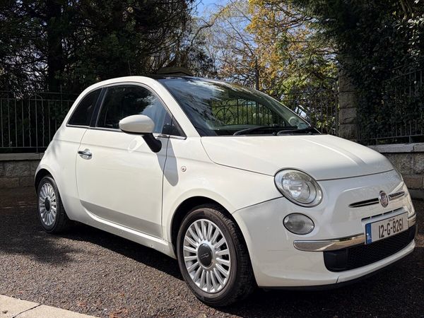 Fiat 500 Hatchback, Petrol, 2012, White