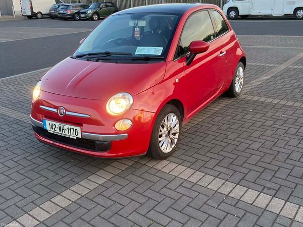 Fiat 500 Hatchback, Petrol, 2014, Red