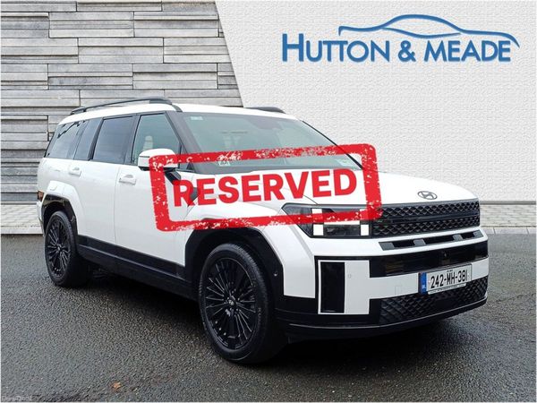 Hyundai Santa Fe SUV, Petrol Plug-in Hybrid, 2024, White