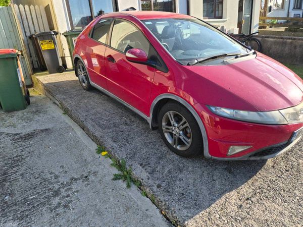 Honda Civic Hatchback, Petrol, 2008, Red