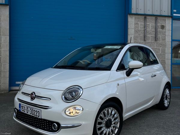 Fiat 500 Hatchback, Petrol, 2015, White