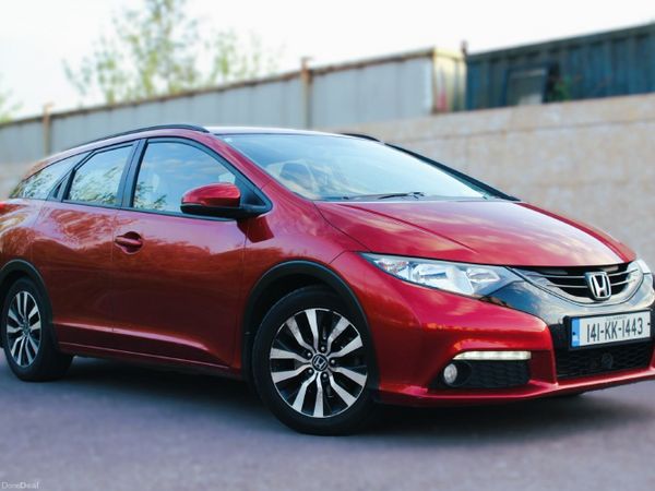 Honda Civic Estate, Diesel, 2014, Red