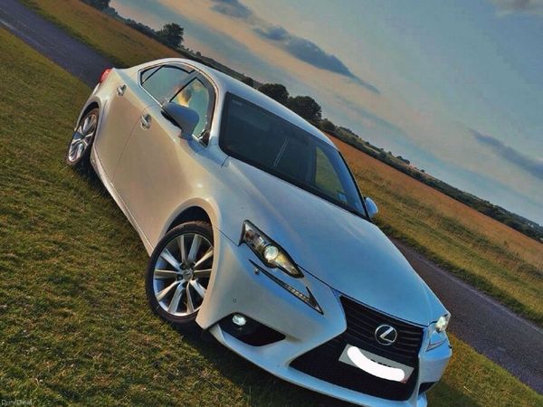 Lexus IS Saloon, Petrol Hybrid, 2015, White