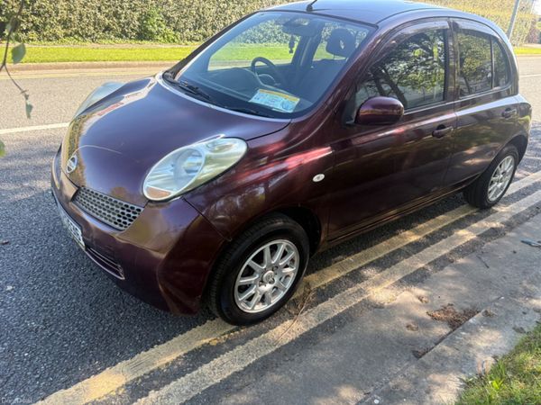 Nissan March Hatchback, Petrol, 2010, Red